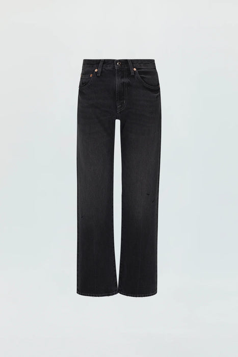 Lexi Mid-Rise Bowed Straight - MERCURY