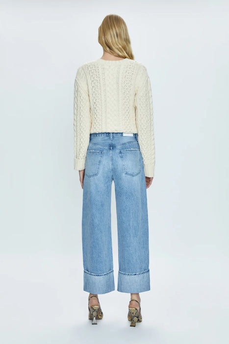 Ryder High Rise Cuffed Jean - ESSEX