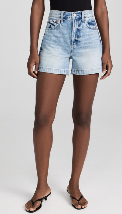 Saige High Rise Short - FRENCH RIVIERA