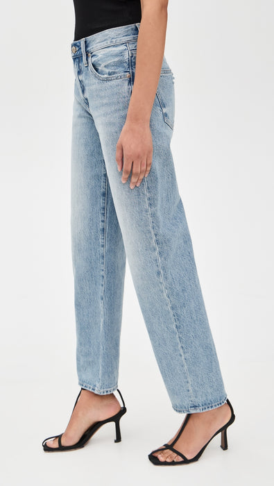 Lexi Mid Rise Straight Jeans - ATHENS