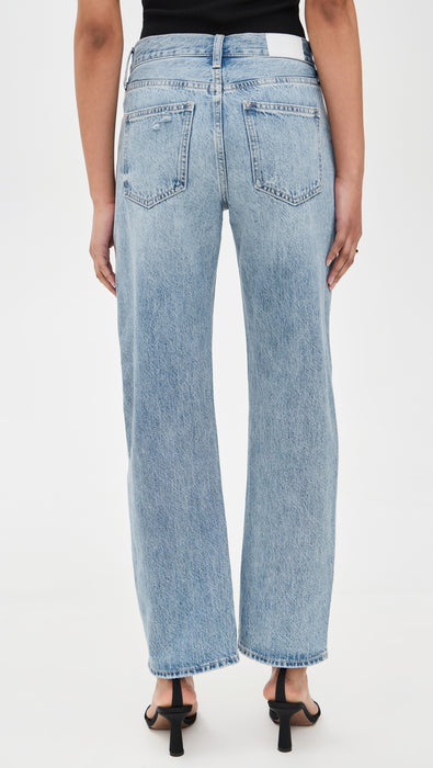 Lexi Mid Rise Straight Jeans - ATHENS