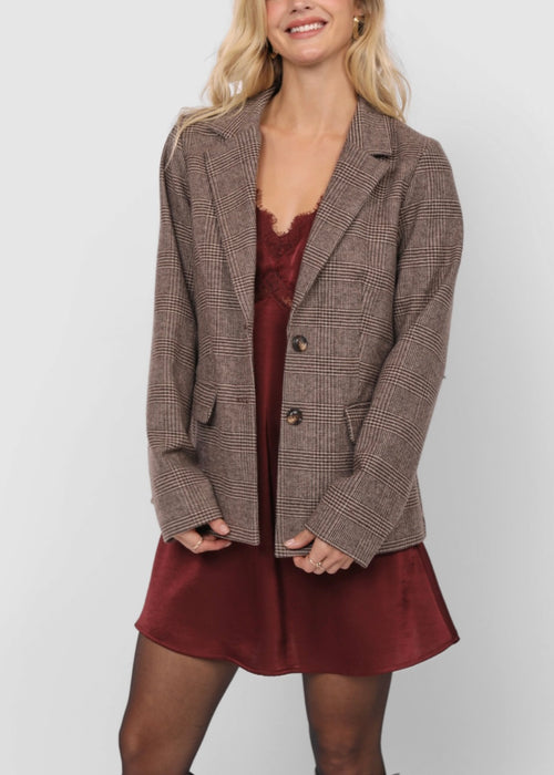 Houndstooth Blazer