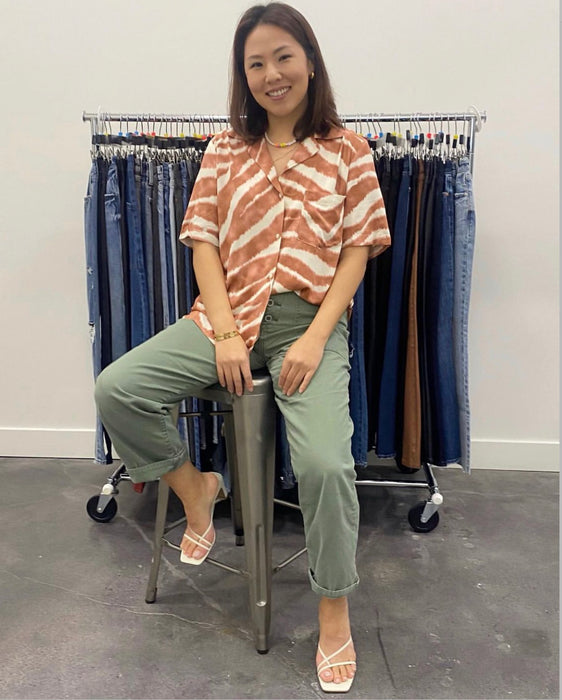 Tammy High Rise Trouser - Colonel