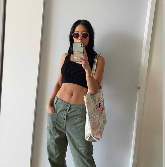 Tammy High Rise Trouser - Colonel
