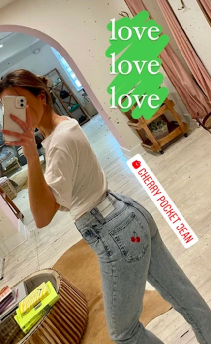 Cherry Pocket Jeans