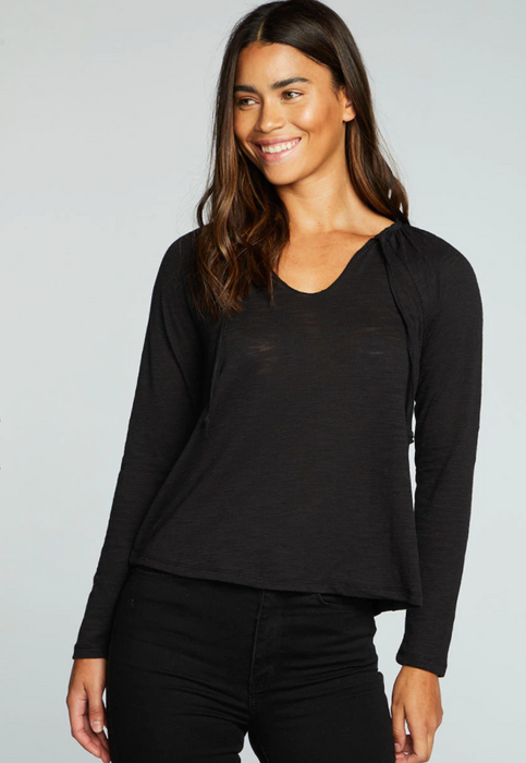 Split Neck Top