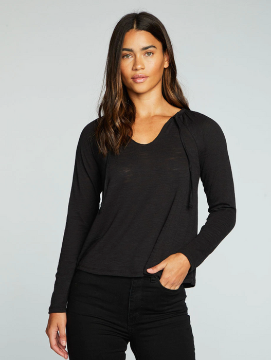 Split Neck Top