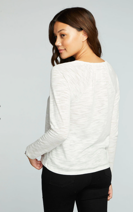 Split Neck Top