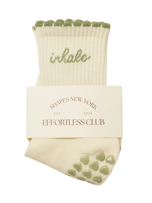 Inhale Exhale Grip Socks