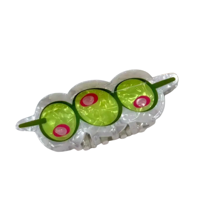 Martini Olives Hair Claw