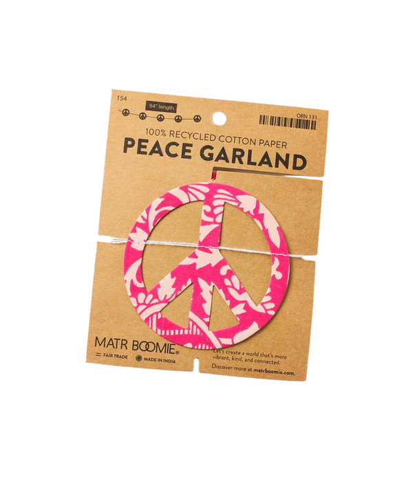 Peace Sign Garland