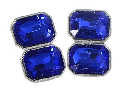 Crystal Square Drop Earrings