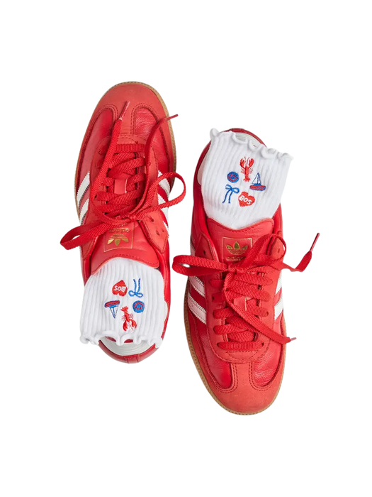 Boston Icons Ruffle Sock