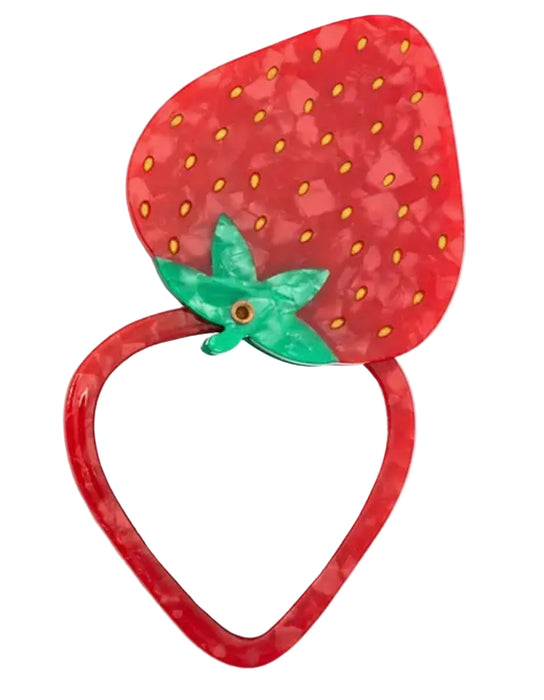 Strawberry Compact Mirror