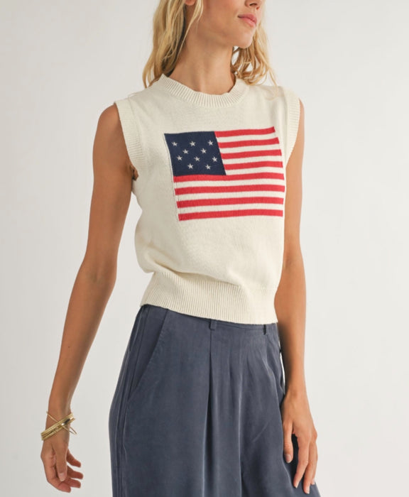 Americana Sweater Tank