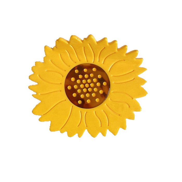 Sunflower Hair Claw Clip