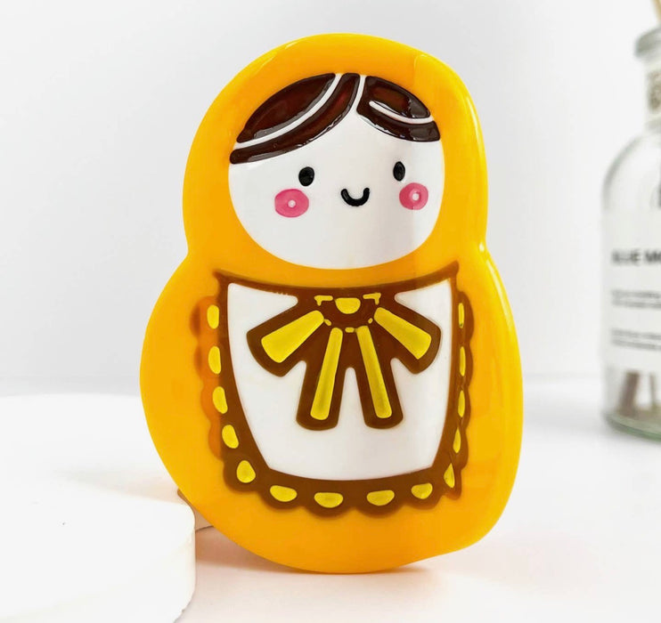 Russian Doll Hair Claw Clip