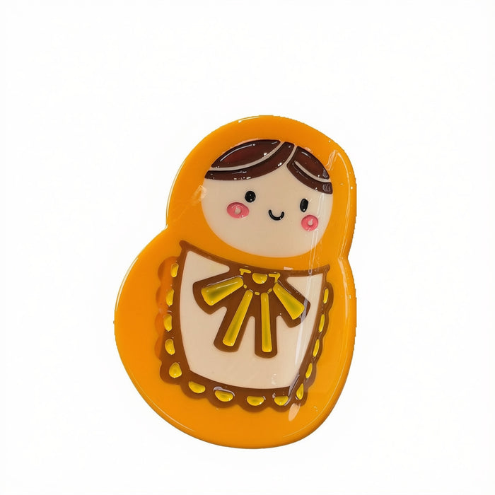 Russian Doll Hair Claw Clip