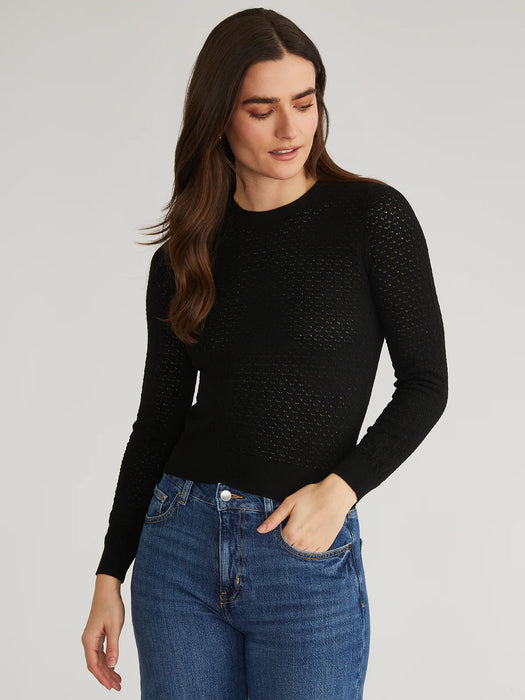 Holly Pointelle Crewmeck Pullover