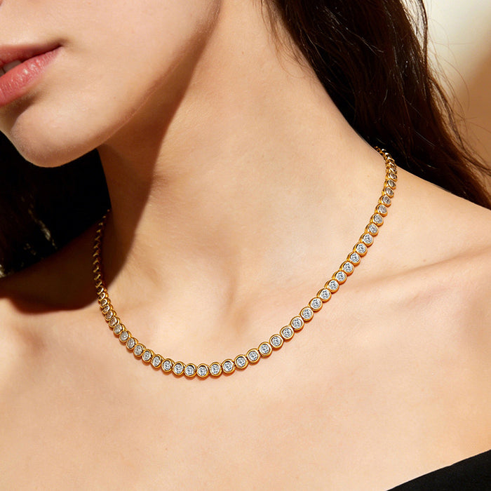 Amelie Tennis Necklace