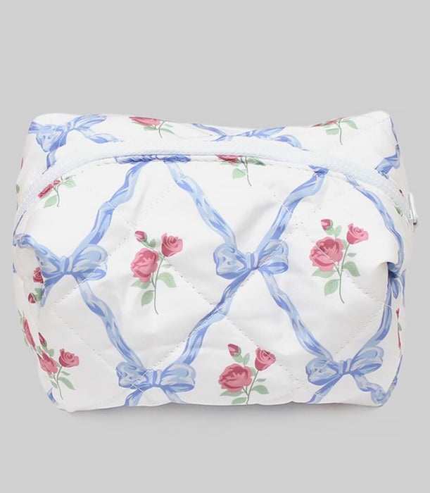 Rose Bows Makeup Bag