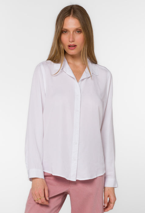 Leila Optic White Shirt