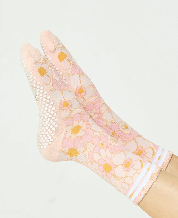 Flower Power Grip Socks