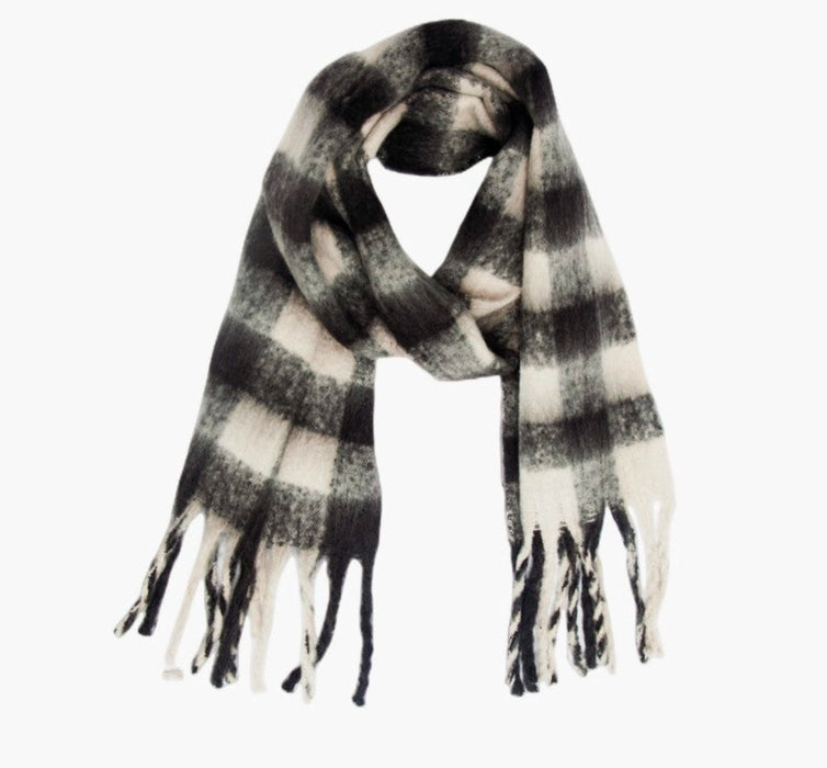 Plaid Tassel Scarves