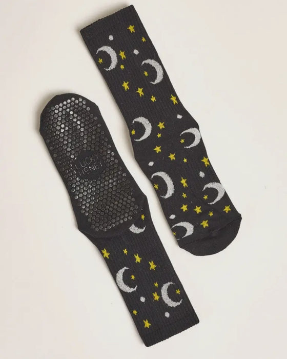 Sky Tall Grip Socks