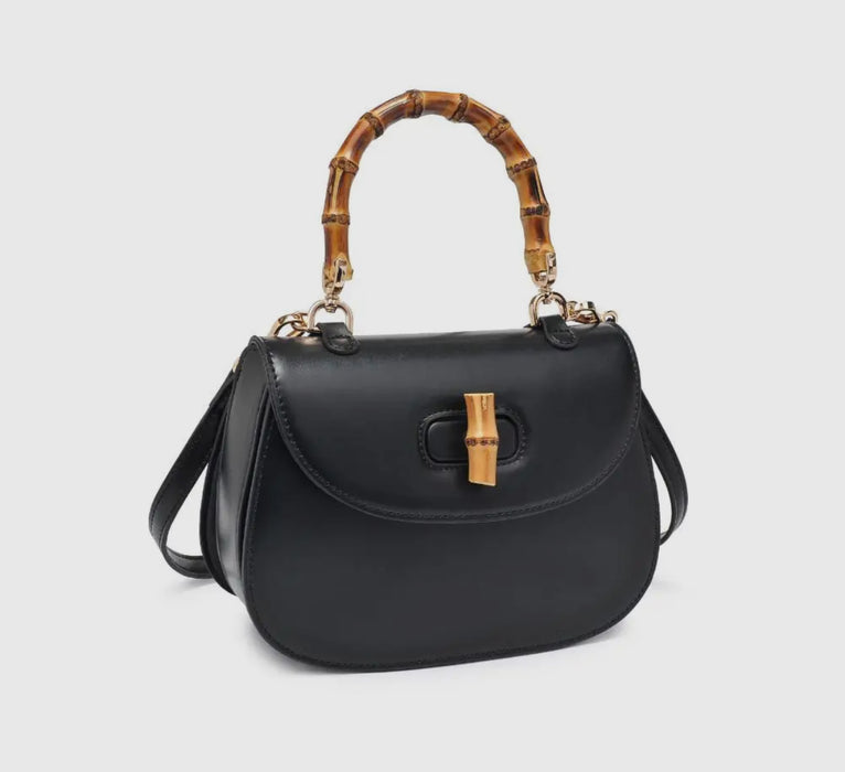 Allison - Bamboo Top Handle Crossbody