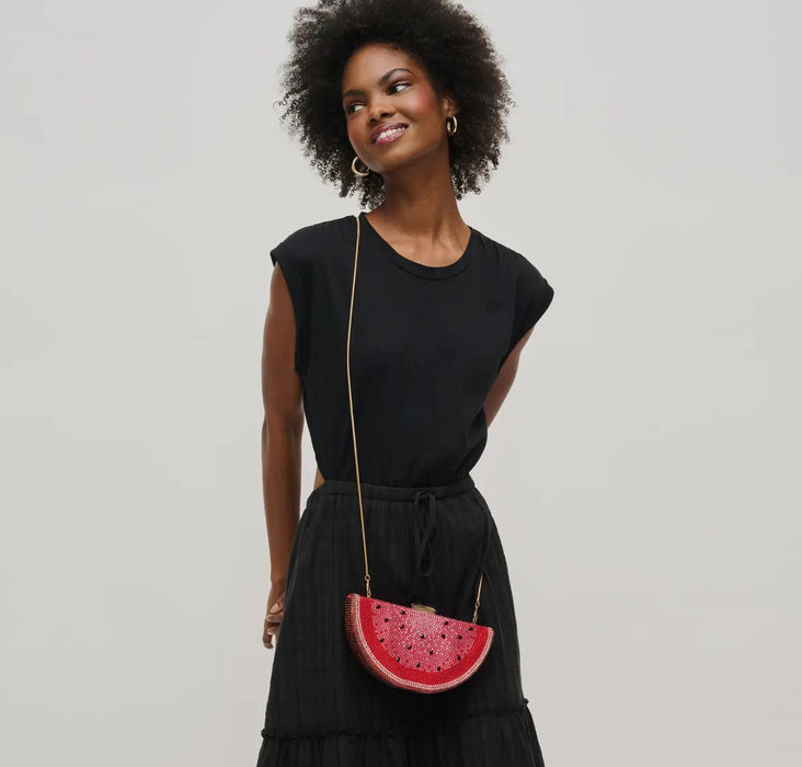 Aisha Watermelon Cristal Bag