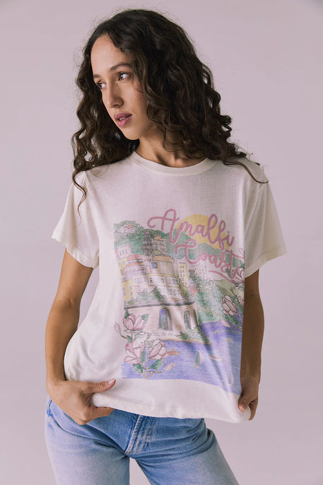Amalfi Coast Floral Tee
