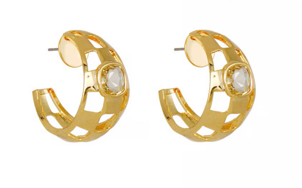 Cheez Half Hoop Earring