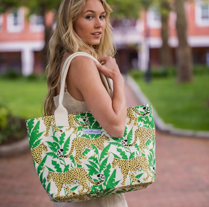 The Live and Love Tote, Cheetah Jungle