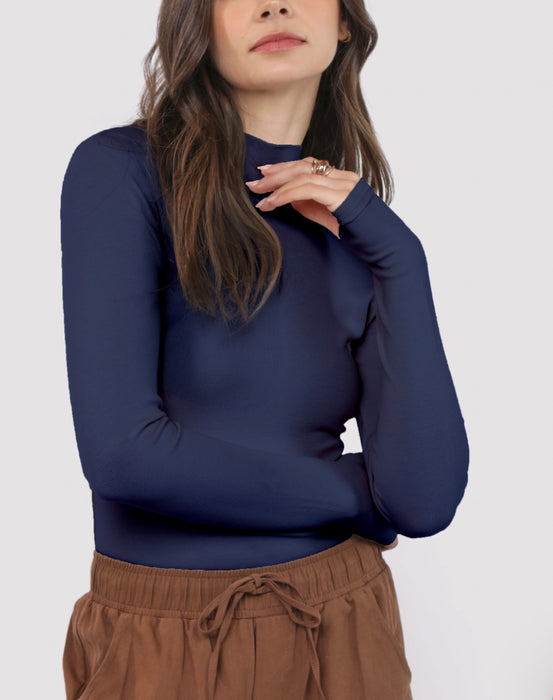 Mock Neck Top