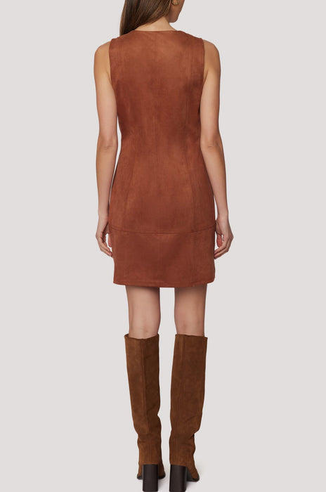 Regal Faux Suede Dress
