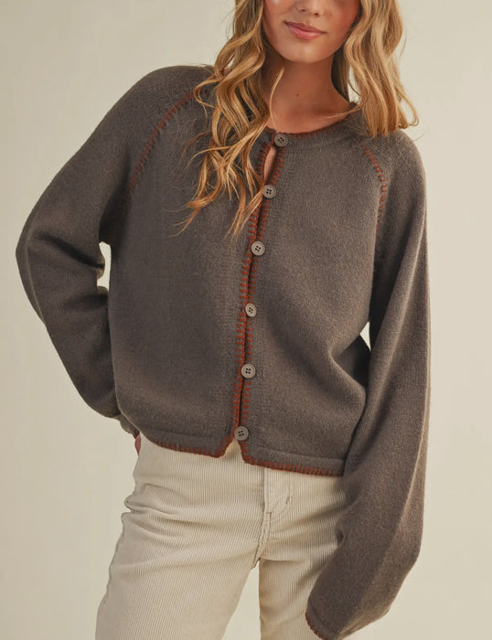 Stitched Detail Cardigan