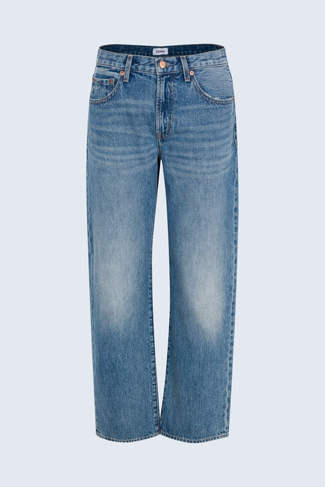 Lexi Mid Rise Bowed Straight Jean -  METROPOLIS