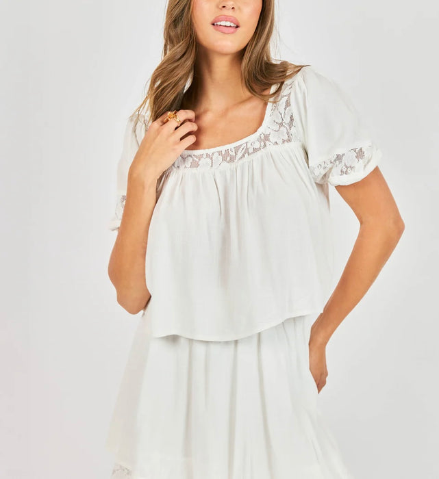 Misty Lace Top