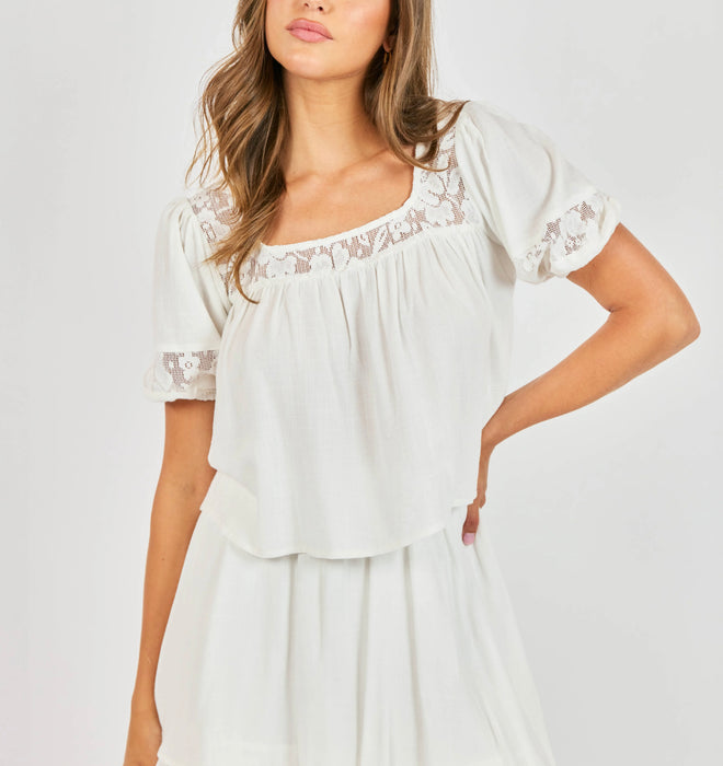Misty Lace Top