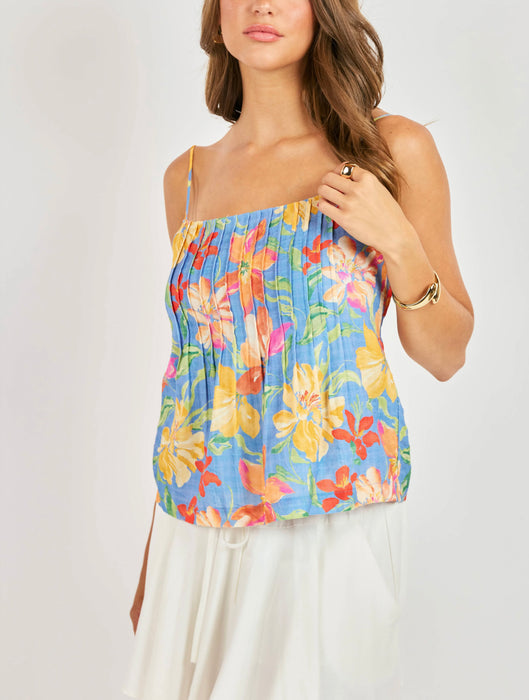 Beach Cowgirl Pleated Cami