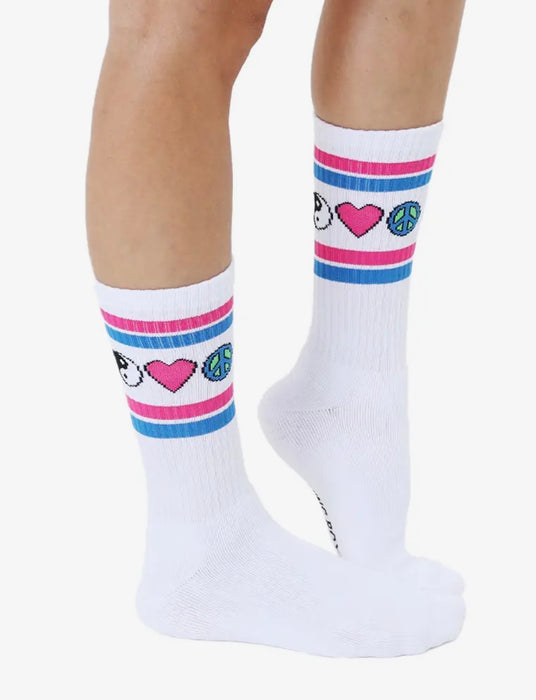 Classic Crew Socks  - Iconic Symbols