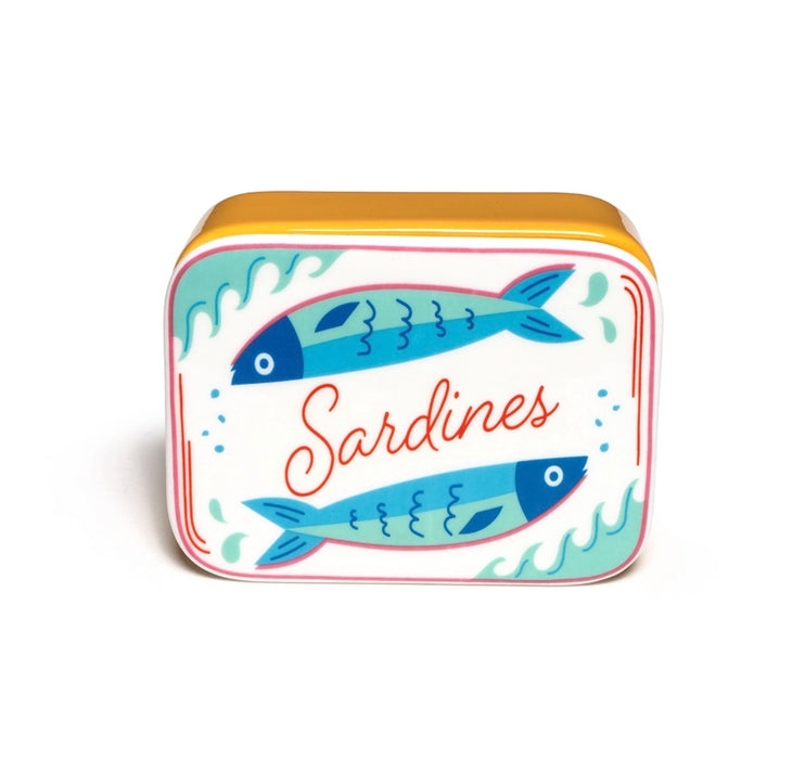 Sardines Ceramic Stash Box