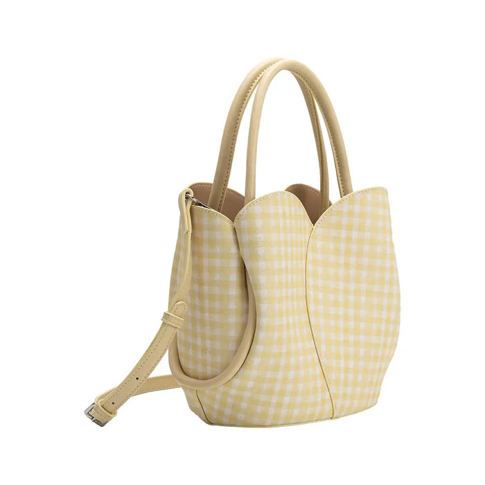 Tulip Top Handle Bag