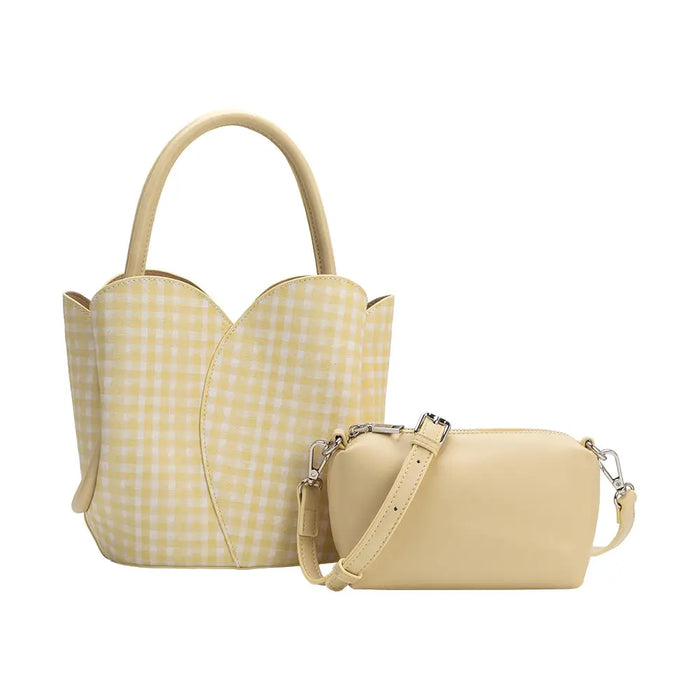 Tulip Top Handle Bag