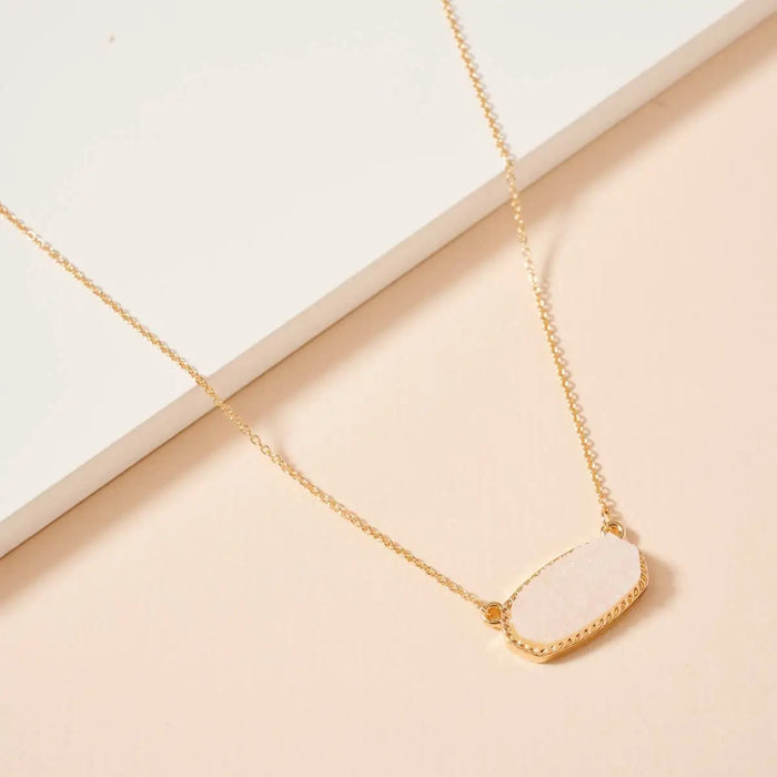 Druzy Stone Necklace