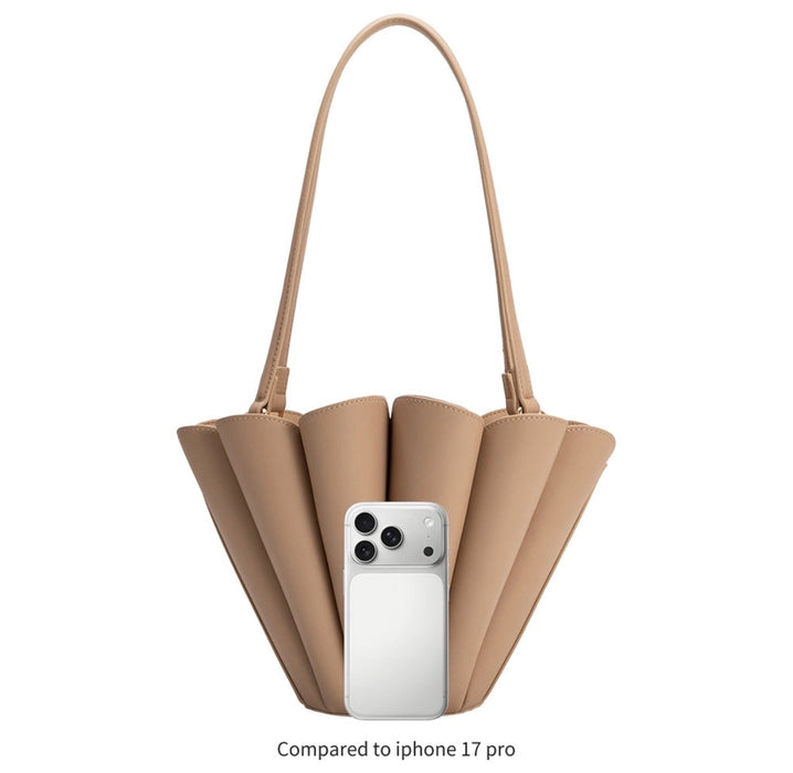 Shellie Nude Shoulder Bag