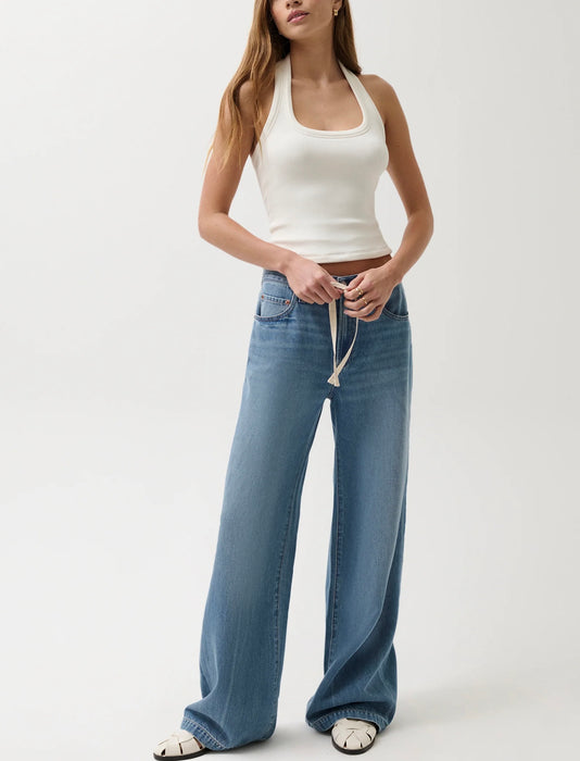 Jadyn Drawstring Palazzo- EXPANSE
