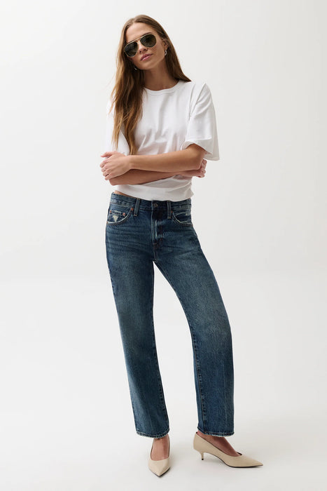 Lexi Mid Rise Straight Jean - ARTISAN
