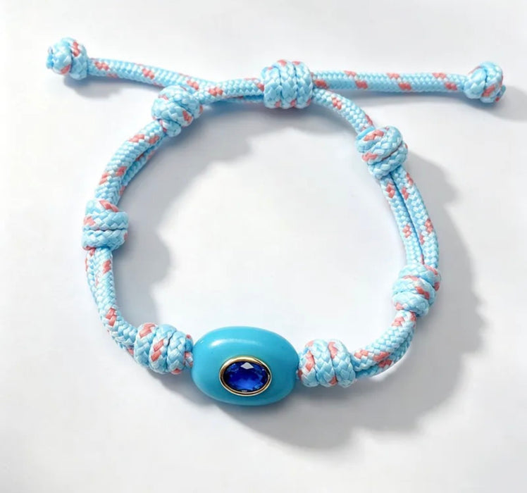 True Aura Semi-Precious Paracord Bracelet
